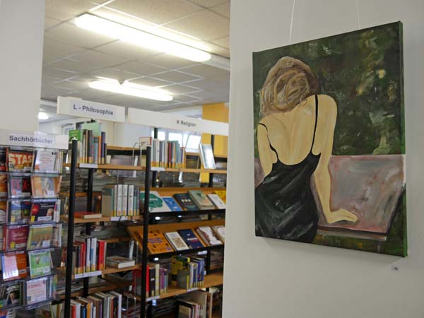 Bild Kunstausstellung in der Stadt- und Schulbücherei